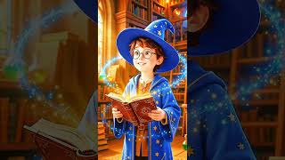 "The Little Wizard and the Magic Book" ✨📖🧙♂️ #animation #cartoonstories #funnycartoons #shortfeeds