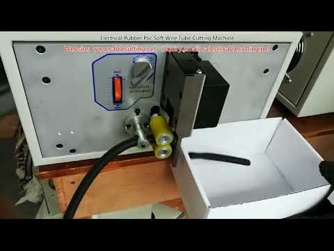 Electrical Rubber PVC Soft Wire Tube Cutting Machine for Automation