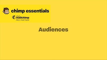 Mailchimp | audiences Paul Jarvis at Chimp Essentials