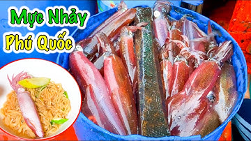 Trải Nghiệm Nghề Câu Mực Đêm Phú Quốc | Chảy Nước Miếng Món Mực Nhảy Nấu Mì
