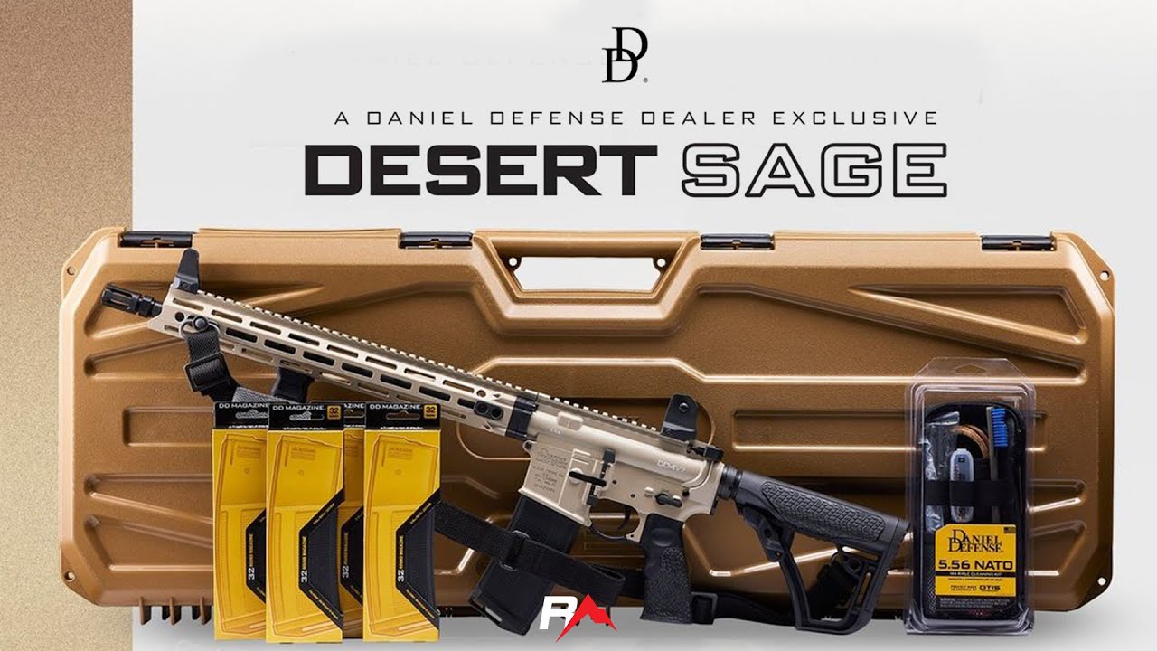 The Daniel Defense Dealer Exclusive Desert Sage DDM4 V7 Rifle