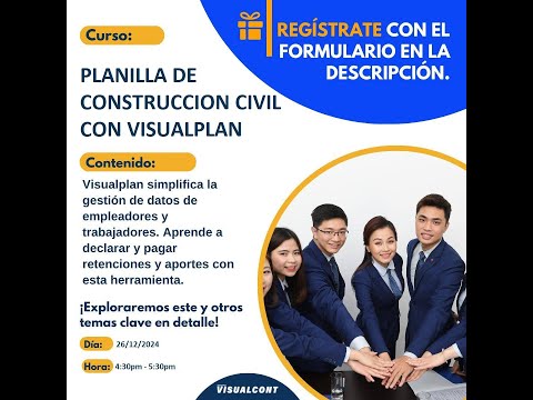 VisualPlan - Planilla de construcción Civil