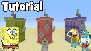 Minecraft Tutorial How To Make A Bikini Bottom House Spongebob Squarepants