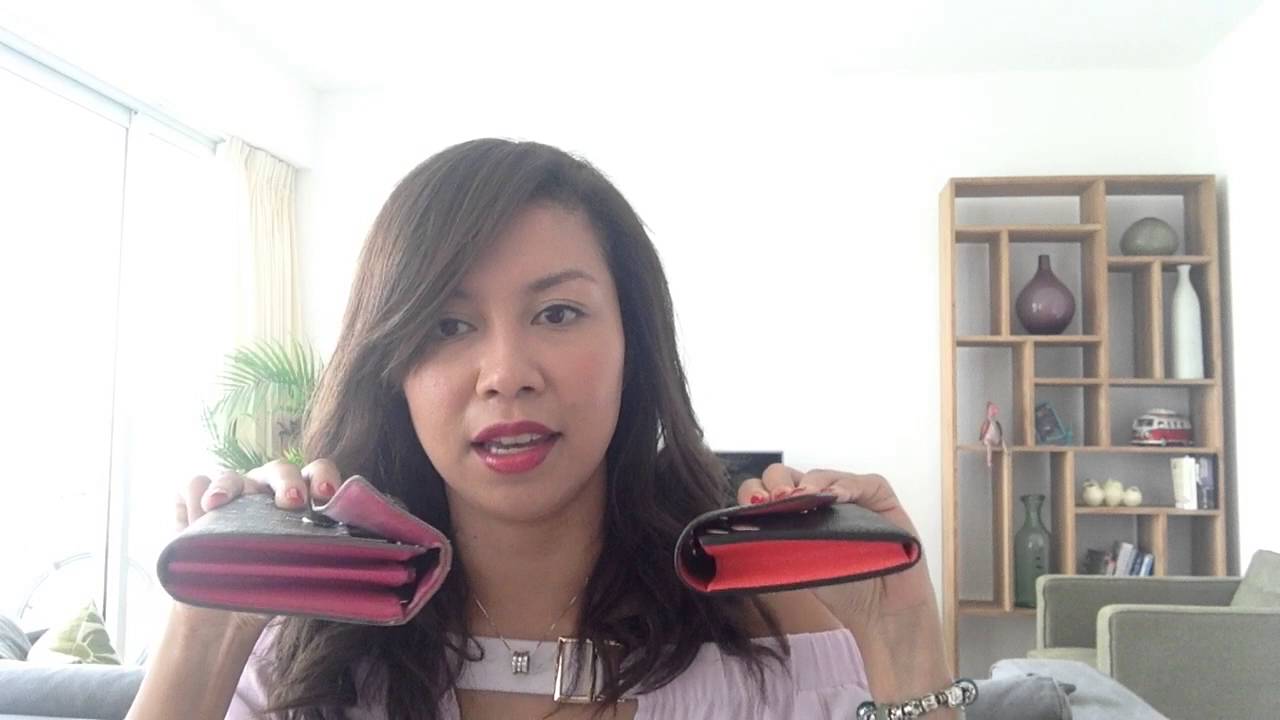 LV Emilie Wallet Unboxing and Comparison with Sara Wallet - YouTube