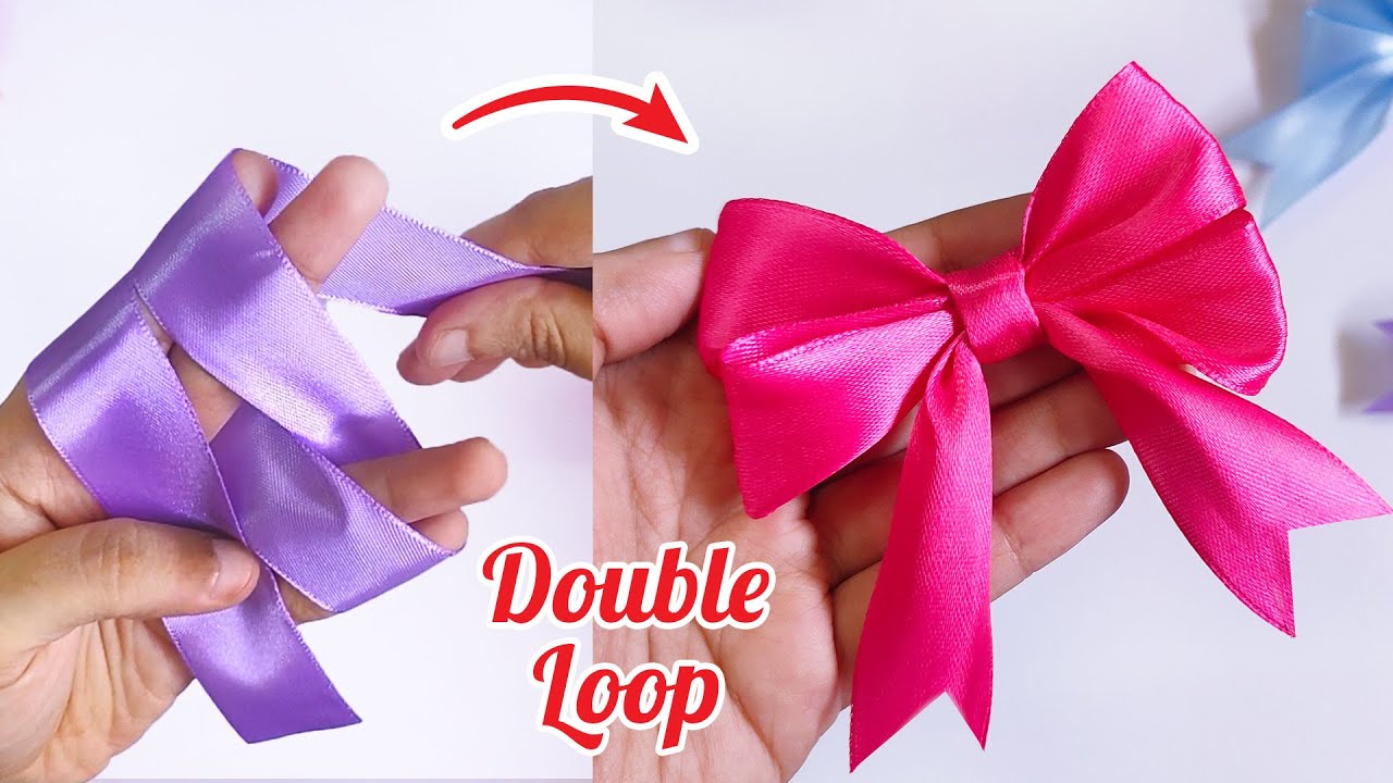 Hair Bow Tutorial / Bow out of Ribbon / How to Make Bows with Ribbon / #1  tutorial 