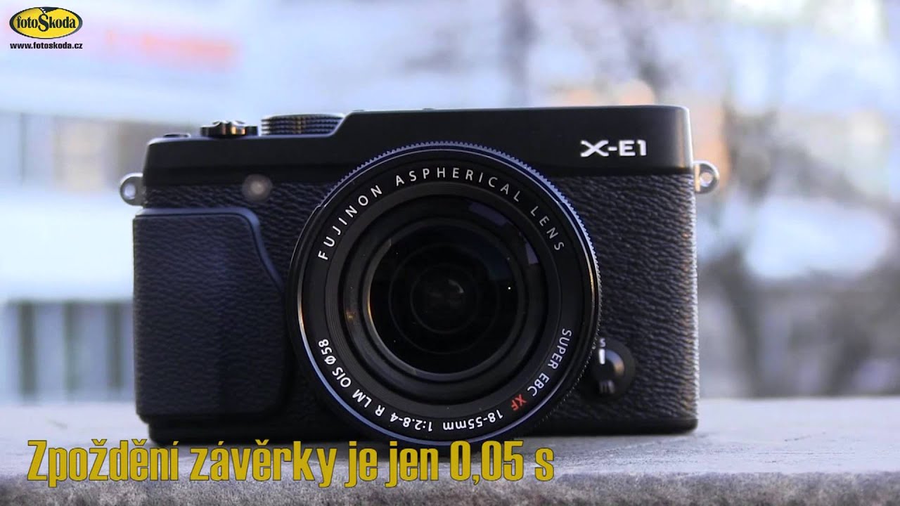 FUJIFILM X-E1 + 18-55 mm černý + XC 50-230 mm + SDHC16 GB zdarma