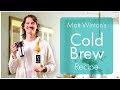 Hario  cold brew coffee recipe  matt winton world brewers cup champion