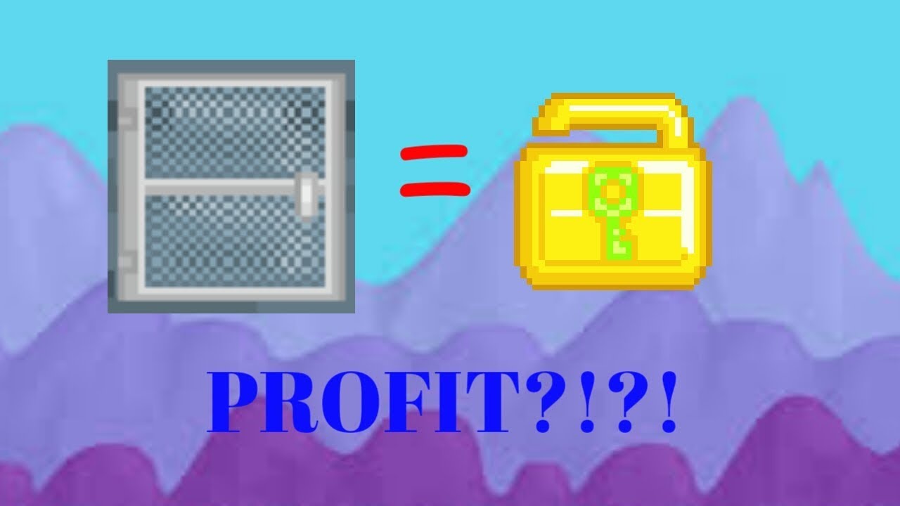 MASSING SCREEN DOORS PROFIT?!/GROWTOPIA 2018