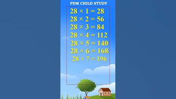 table of 28 | 28 Ka Table | 28 Ka Pahada English Me | English me 28 Ka Pahada #shorts #shortmaths