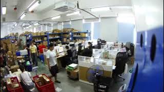 A busy day at the Shenzhen warehouse!