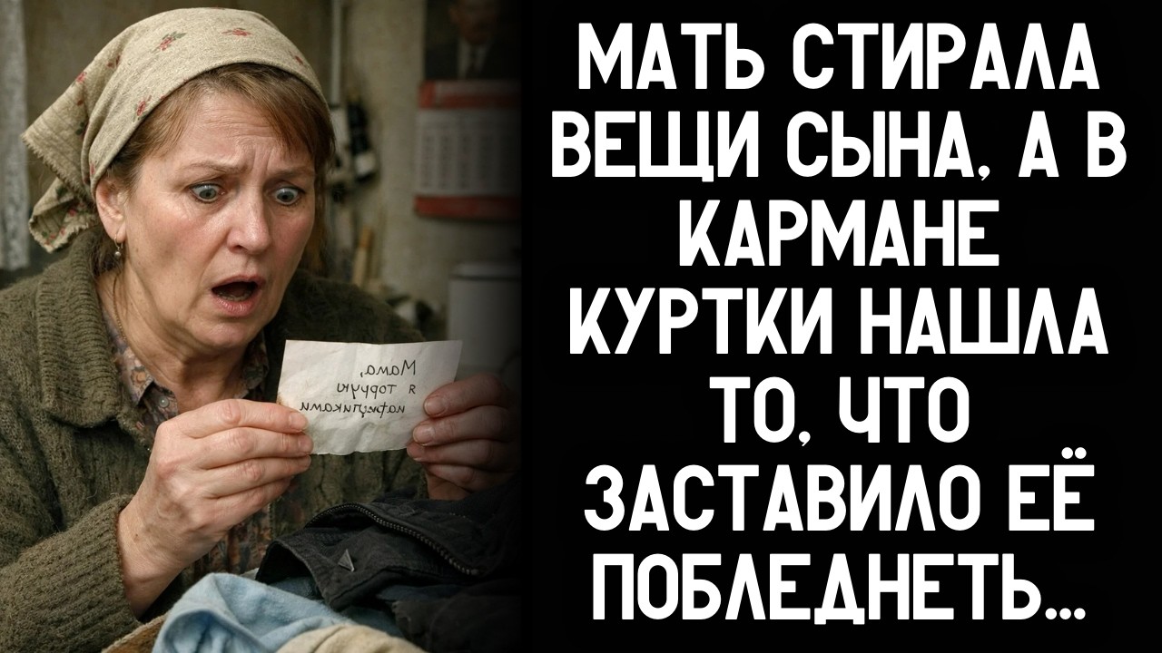Мама захотела постирать вещи с сына