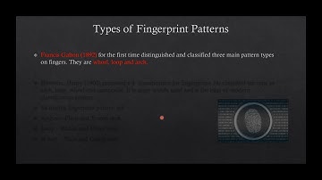 Fingerprint Patterns & Minutiae: The Science Behind Fingerprint Comparison