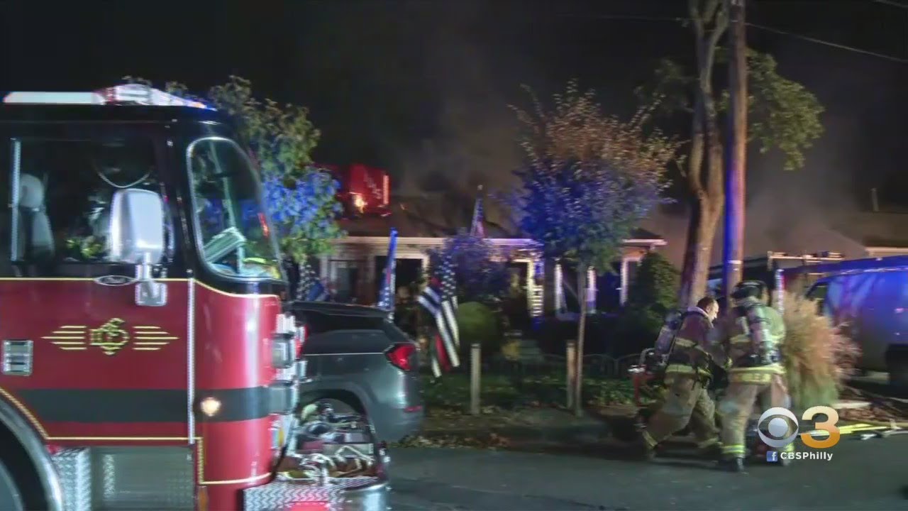 Firefighters Battle Blaze Inside Burlington County Home