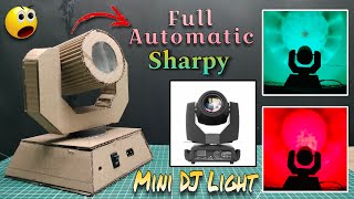 How To Make Mini Sharpy Light At Home Using Cardboard | Mini Portable Sharpy Light Kaise Banaye |