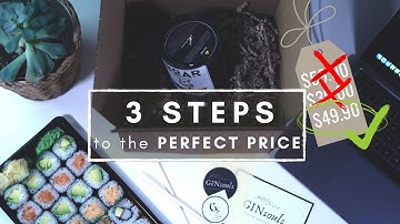 3 Steps to Price Your Products Correctly! (Customer Psychology & A/B Testing)