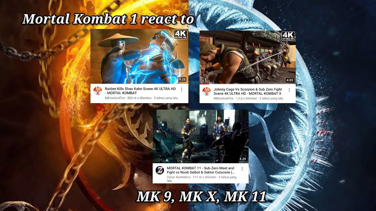 Mortal Kombat 1 react to MK 9, MK X, & MK 11