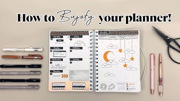 BULLET JOURNAL vibe in your  Personal Planner™!  Easy steps!