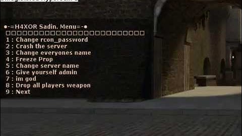 Counter-Strike Source Rcon Hack Menu Sv_Cheats 0 [contest]