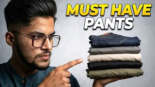 5 Types of Trousers Every Man NEEDS in His Wardrobe #trouser #menswear 