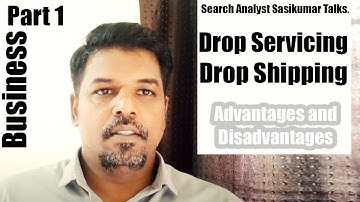 Drop Servicing. Drop Shipping. Search Analyst Sasikumar Talks. Tamil #SasikumarTalks