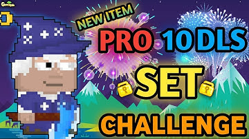 NEW 10 DLS BLUE SET CHALLENGE (NEW ITEM) | Growtopia - Set Challenge #78