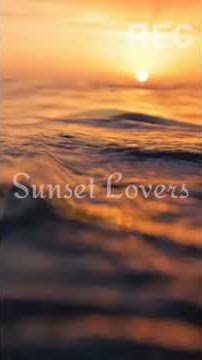 Story WA keren Sunset lover