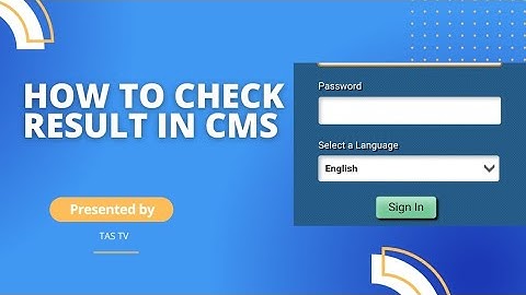 How to Check Result In CMS | AIOU | CMS