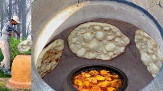 Making Chicken Karahi Korma with Tandoori Roti Like Never Before!