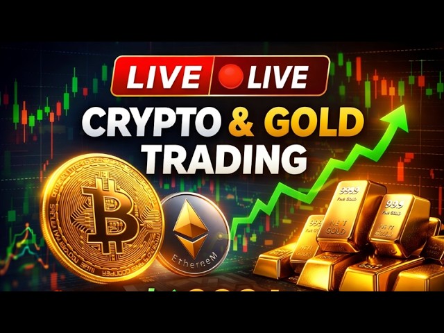 🔴 LIVE Trading | Gold (XAUUSD) & Bitcoin Analysis | Real-Time Market