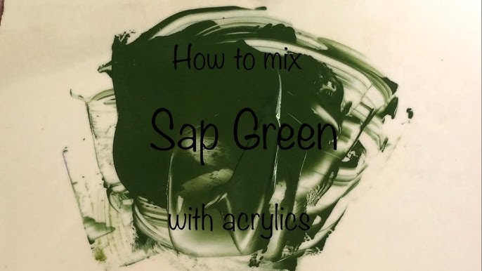 How To Make Sage Green Color, Acrylics, ASMR