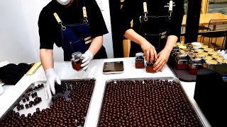 Dragee Chocolate Making by MOLLYK 드라제 초콜릿  Korean food