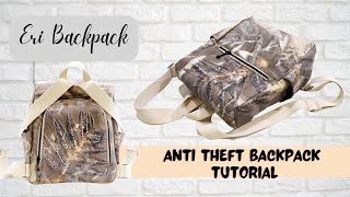 Details ANTITHEFT BACKPACK TUTORIAL | Remake Eri Backpack DIY Guide