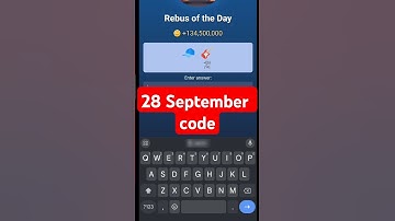 27 & 28 September Rebus of the Day X Empire | Of The Day X Empire Musk Empire Riddle #airdrop