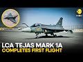 Indias lca tejas mark 1a fighter aircraft completes first flight in bengaluru  wion originals