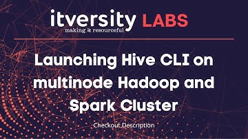 Launching Hive CLI on multinode Hadoop and Spark Cluster