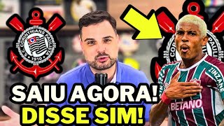 🚨SAIU AGORA ESSA BOMBA! DIRETORIA ACABA DE CONFIRMAR! BAITA REFORÇO! ÚLTIMAS NOTÍCIAS DO CORINTHIANS