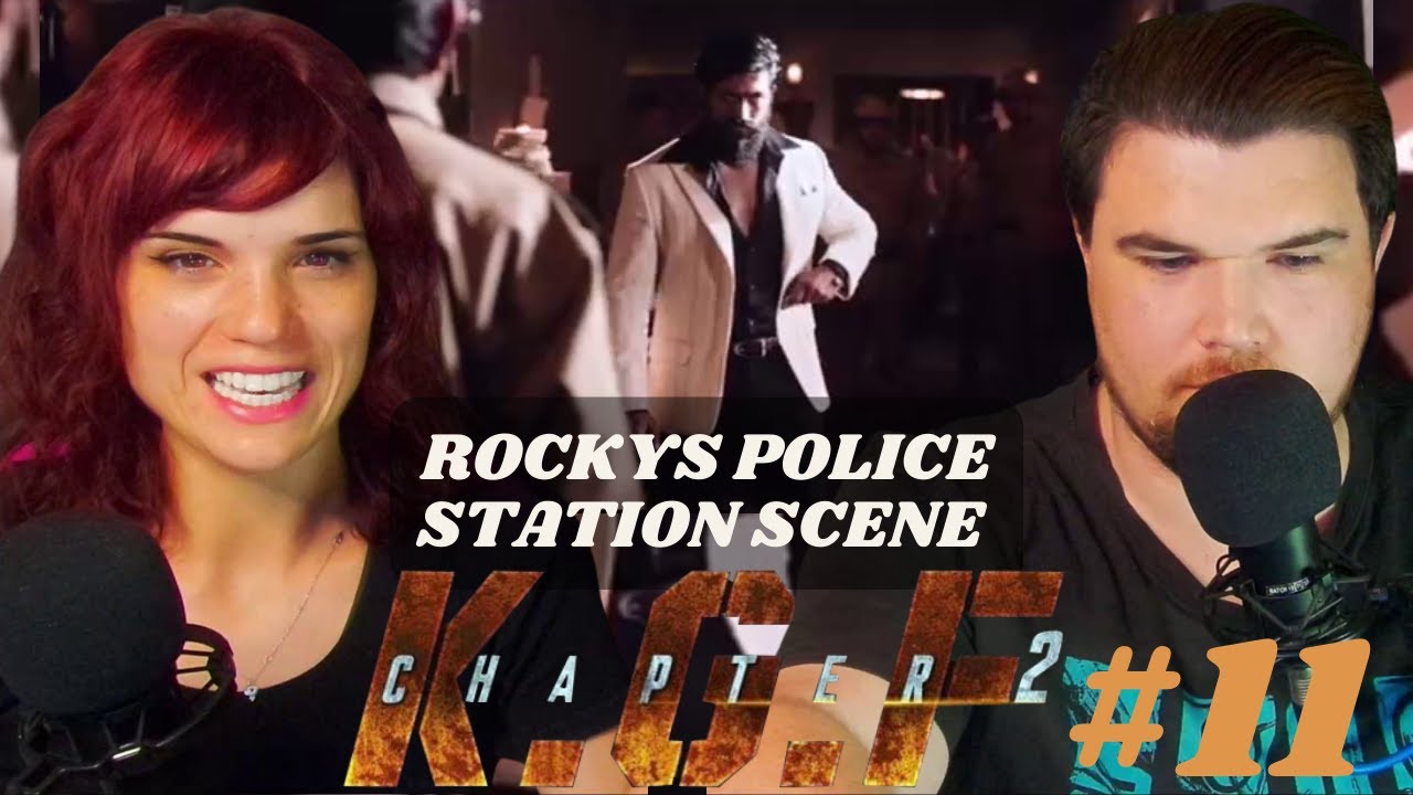 KGF CHAPTER 2 - ROCKYS POLICE STATION SCENE - #11 Yash, Sanjay Dutt ...