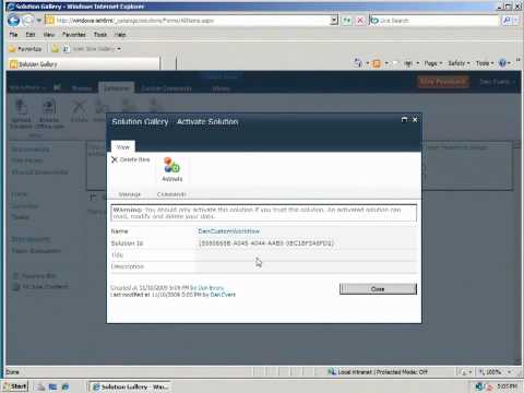 Deploy a Workflow as a WSP file in SharePoint Server 2010 - EPC Group - SharePoint Consulting