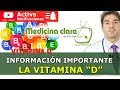 Vítamina D, síntomas de falta de vitamina D, vitamina D de forma natural | Medicina Clara