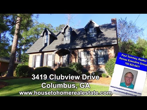 3419 CLUBVIEW DRIVE, Columbus, GA home video tour