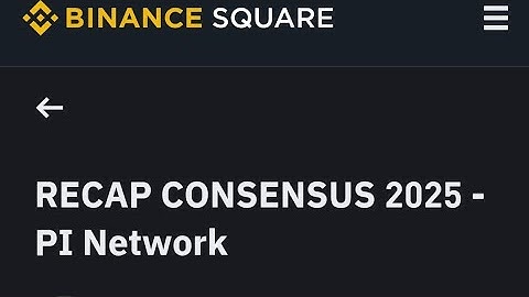 Pi Network; Consensus 2025