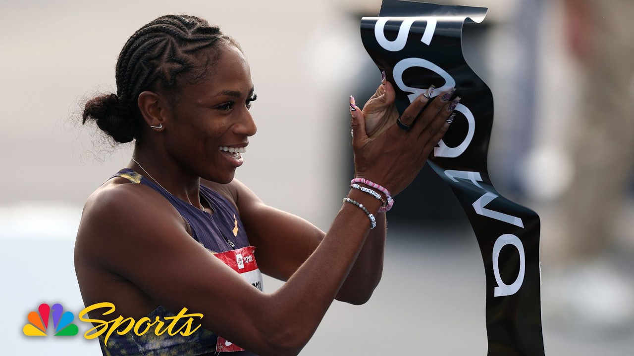Melissa Jefferson-Wooden goes BACK-TO-BACK in women's 200m at USATF Outdoor Nationals | NBC Sports