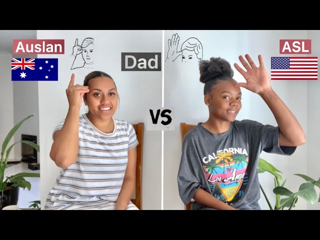 Auslan (Australian Sign Language) VS ASL (American Sign Language)