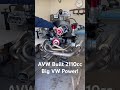 AVW Built 2110cc Big CNC Ported Heads Turnkey VW Motor Break in