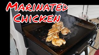 Marinated Griddled Chicken  Blackstone Griddle Recipe