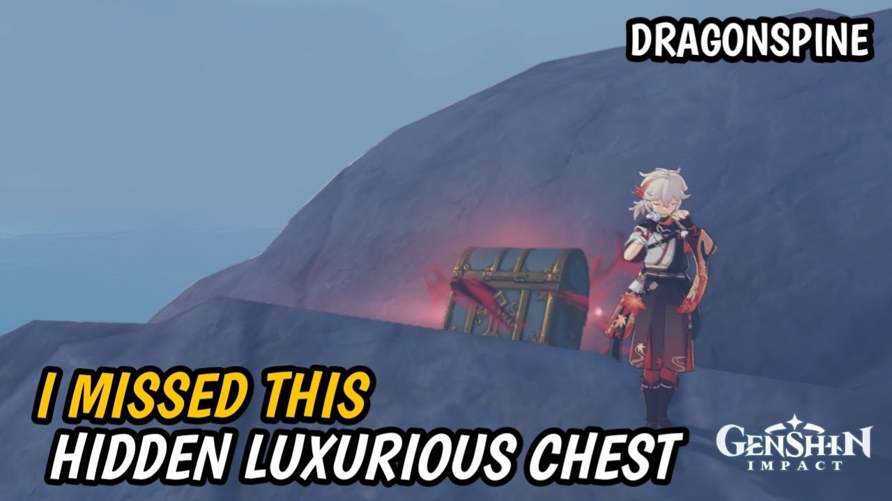 Hidden Chest That I Missed At Dragonspine Genshin Impact YouTube