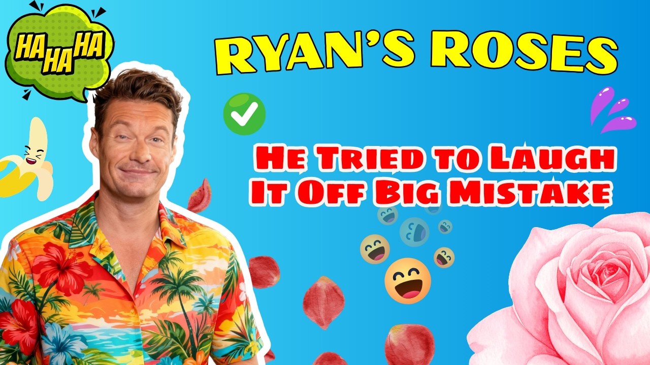 He Tried to Laugh It Off Big Mistake  | Ryan Seacrest