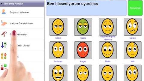 Able AAC Speaking Turkish