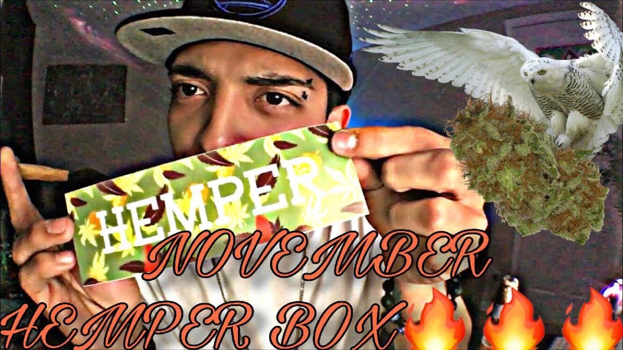 NOVEMBER HEMPER BOX UNBOXING!!!🔥😈 