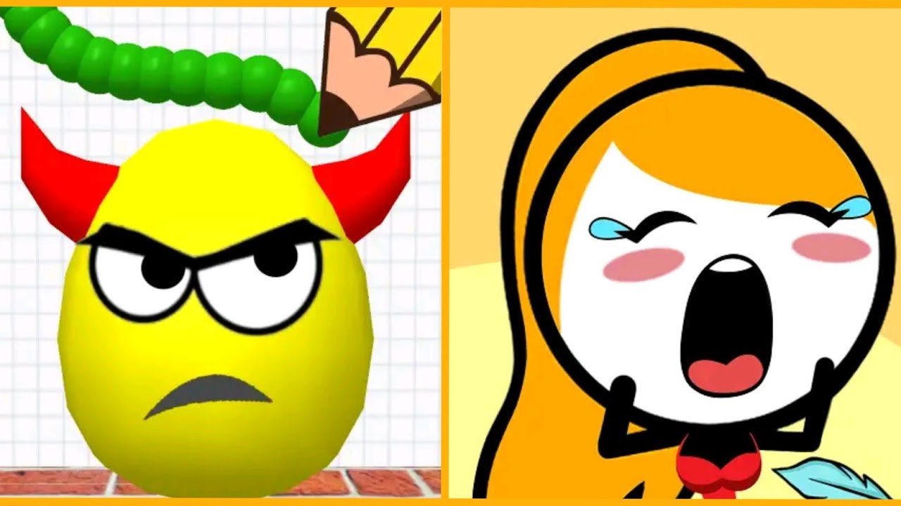 Draw To Smash Vs Save Her - All Level Gameplay (Android iOS)